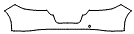 2011 Porsche Panamera Rear Bumper Kit - PPF