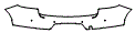 2021 Porsche Macan Base Rear Bumper Kit - PPF