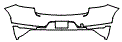 2021 Porsche Macan Rear Bumper Kit - PPF
