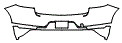 2016 Porsche Macan Rear Bumper Kit - PPF