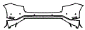 2025 Porsche Macan Rear Bumper Kit - PPF