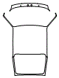 1991 Porsche Singer  Coupe Roof Kit - PPF