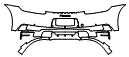 2022 Porsche 911 (992)  Coupe Rear Bumper Kit - PPF