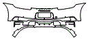 2023 Porsche 911 (992)  Coupe Rear Bumper Kit - PPF