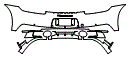 2024 Porsche 911 (992)  Coupe Rear Bumper Kit - PPF