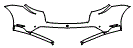 2021 Porsche Taycan  Turbo S Rear Bumper Kit - PPF