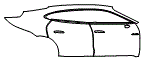 2022 Porsche Taycan Door and Rear Fender Kit - PPF