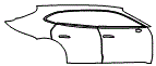 2023 Porsche Taycan Door and Rear Fender Kit - PPF