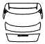 2024 Porsche Taycan Cross Turismo Turbo S Trunk Lid Kit - PPF