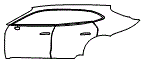 2021 Porsche Taycan  Turbo Door and Rear Fender Kit - PPF