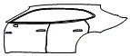 2022 Porsche Taycan Door and Rear Fender Kit - PPF