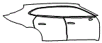 2024 Porsche Taycan Door and Rear Fender Kit - PPF