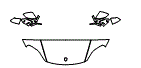 2020 Porsche Taycan Sports Sedan 4S Hood, Fender and Mirror Kit - PPF