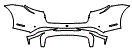 2021 Porsche Taycan Rear Bumper Kit - PPF