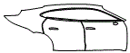 2020 Porsche Taycan Door and Rear Fender Kit - PPF