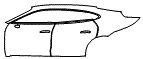 2021 Porsche Taycan  Turbo Door and Rear Fender Kit - PPF
