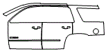 2018 GMC Yukon Denali Door and Rear Fender Kit - PPF
