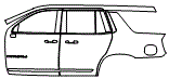 2024 GMC Yukon Door and Rear Fender Kit - PPF