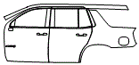 2024 GMC Yukon AT4 Door and Rear Fender Kit - PPF