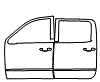 2018 GMC Sierra 1500 SLE Door Kit - PPF