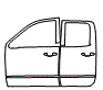 2015 GMC Sierra  SLE Door Kit - PPF