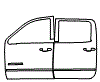 2017 GMC Sierra  SLE Door Kit - PPF