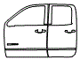 2018 GMC Sierra Door Kit - PPF