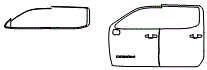 2019 GMC Sierra 1500 Door Kit - PPF