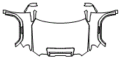 2023 GMC Sierra HD 3500 AT4 Full Hood, Fender and Mirror Kit - PPF