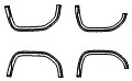 2022 GMC Sierra 1500 (New Generation) Fender Flare Kit - PPF