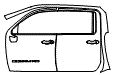 2023 GMC Sierra HD 3500 Denali Door and A-Pillar Kit - PPF