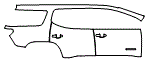 2022 GMC Acadia Door and Rear Fender Kit - PPF