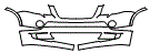 2012 GMC Acadia Denali Bumper Kit