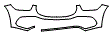 2020 Mercedes Benz GLE SUV  Base Bumper Kit - PPF