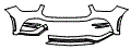 2020 Mercedes Benz GLE SUV 450 AMG Line Bumper Kit - PPF