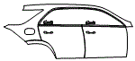 2023 Mercedes Benz GLE SUV Door and Rear Fender Kit - PPF