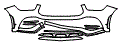 2023 Mercedes Benz GLE Coupe 450 Bumper Kit - PPF
