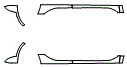 2020 Mercedes Benz GLE SUV  Base Rocker Panel Kit - PPF