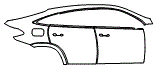 2025 Mercedes Benz GLE Coupe Door and Rear Fender Kit - PPF