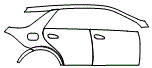 2017 Mercedes Benz GLE SUV Door and Rear Fender Kit - PPF