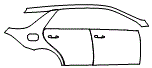 2016 Mercedes Benz GLE SUV Door and Rear Fender Kit - PPF