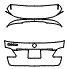 2018 Mercedes Benz GLE SUV 550e AMG Line Trunk Lid Kit - PPF