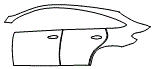 2017 Mercedes Benz GLE Coupe Door and Rear Fender Kit - PPF