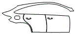 2019 Mercedes Benz GLE Coupe Door and Rear Fender Kit - PPF