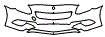 2019 Mercedes Benz SLC Roadster 300 Bumper Kit - PPF