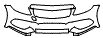 2018 Mercedes Benz C-Class Sedan Bumper Kit - PPF
