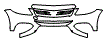 2018 Mercedes Benz C-Class Coupe Base Bumper Kit - PPF