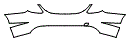 2018 Mercedes Benz C-Class Sedan Base Rear Bumper Kit - PPF