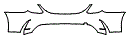 2018 Mercedes Benz C-Class Sedan AMG C43 Rear Bumper Kit - PPF