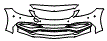 2021 Mercedes Benz C-Class Sedan Bumper Kit - PPF
